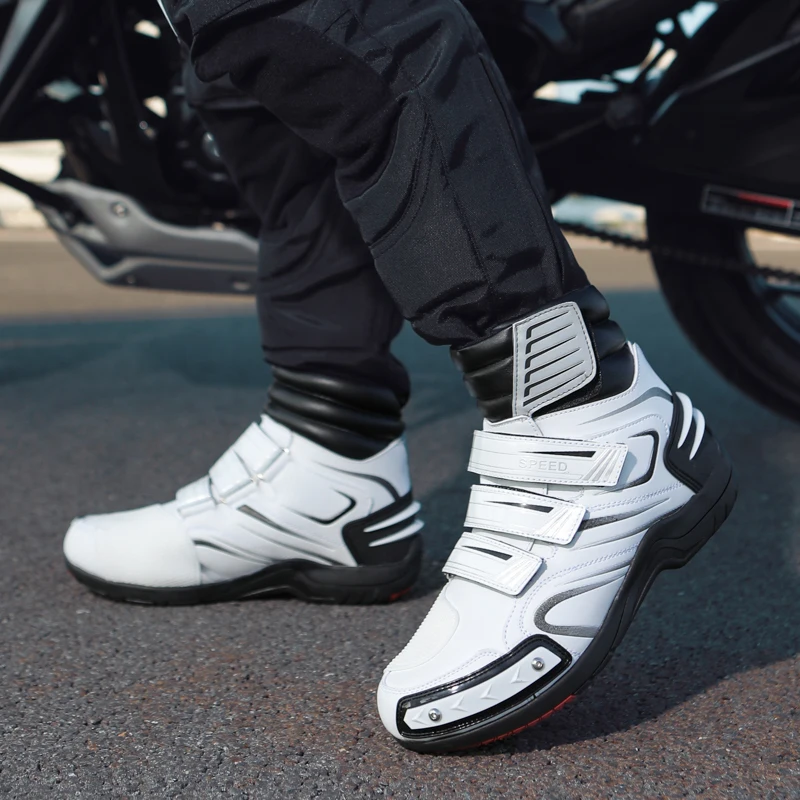 أحذية ركوب الدراجات النارية الاحترافية الجديدة للرجال مقاومة للاهتراء ومضادة للسقوط وأحذية ركوب الدراجات النارية على الطرق الوعرة للفصول الأربعة #3