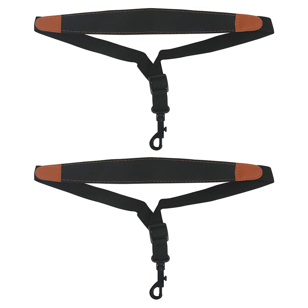 

2 Pcs Saxophone Strap Neck for Alto Tenor Hanging Straps Adjustable Child