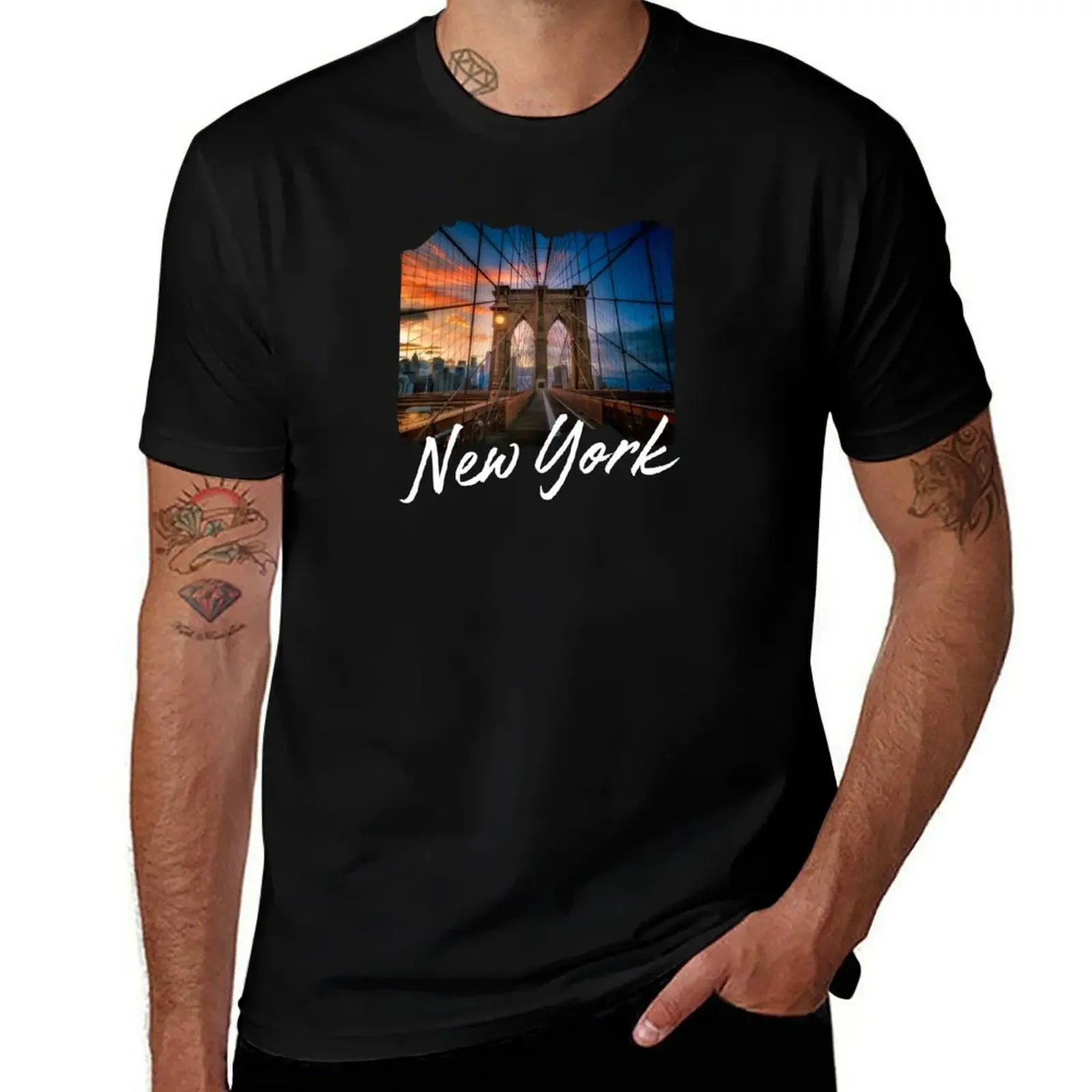 

New York Souvenir / New York T-Shirt funny gifts man clothes basketball graphic tees shirts graphic tee men