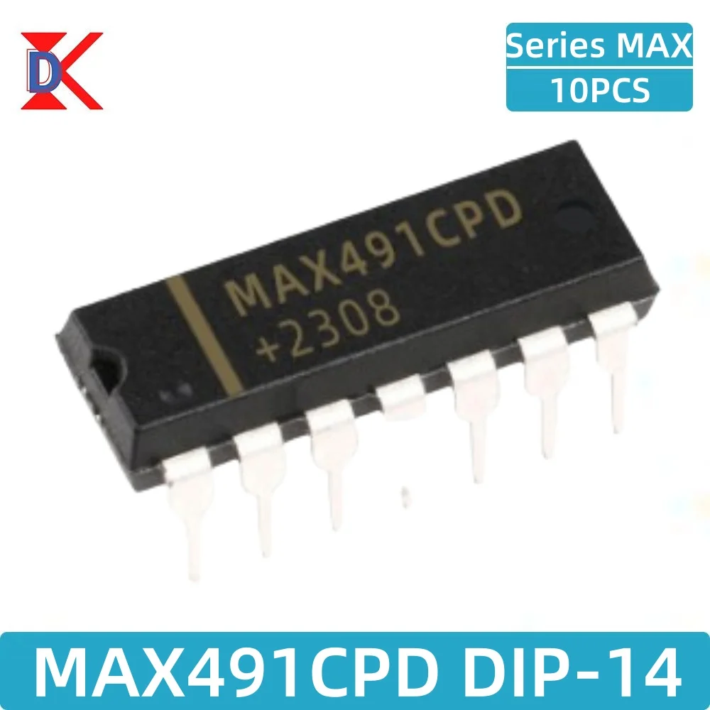 10PCS MAX707EPA MAX708CPA MAX491CPD MAX706CPA MAX705EPA Reset monitoring IC DIP8 DIP14 brand-new