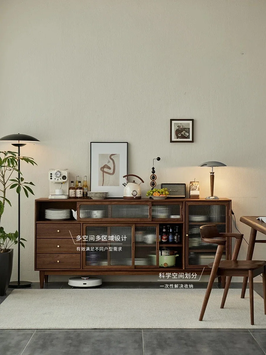 

Nordic Style Solid Wood Sideboard Household Minimalist Storage Cabinet