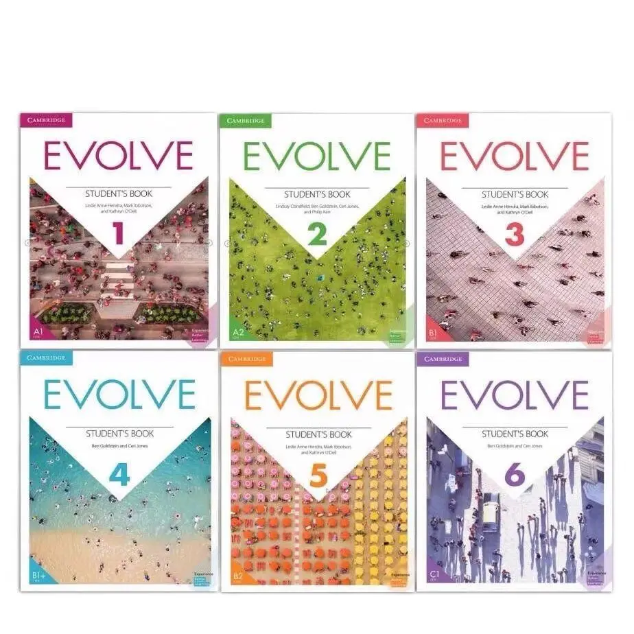 Cambridge Oral English Textbook EVOLVE 1-6 Students’Book+Workbook English Original Official Exam Preparation Materials