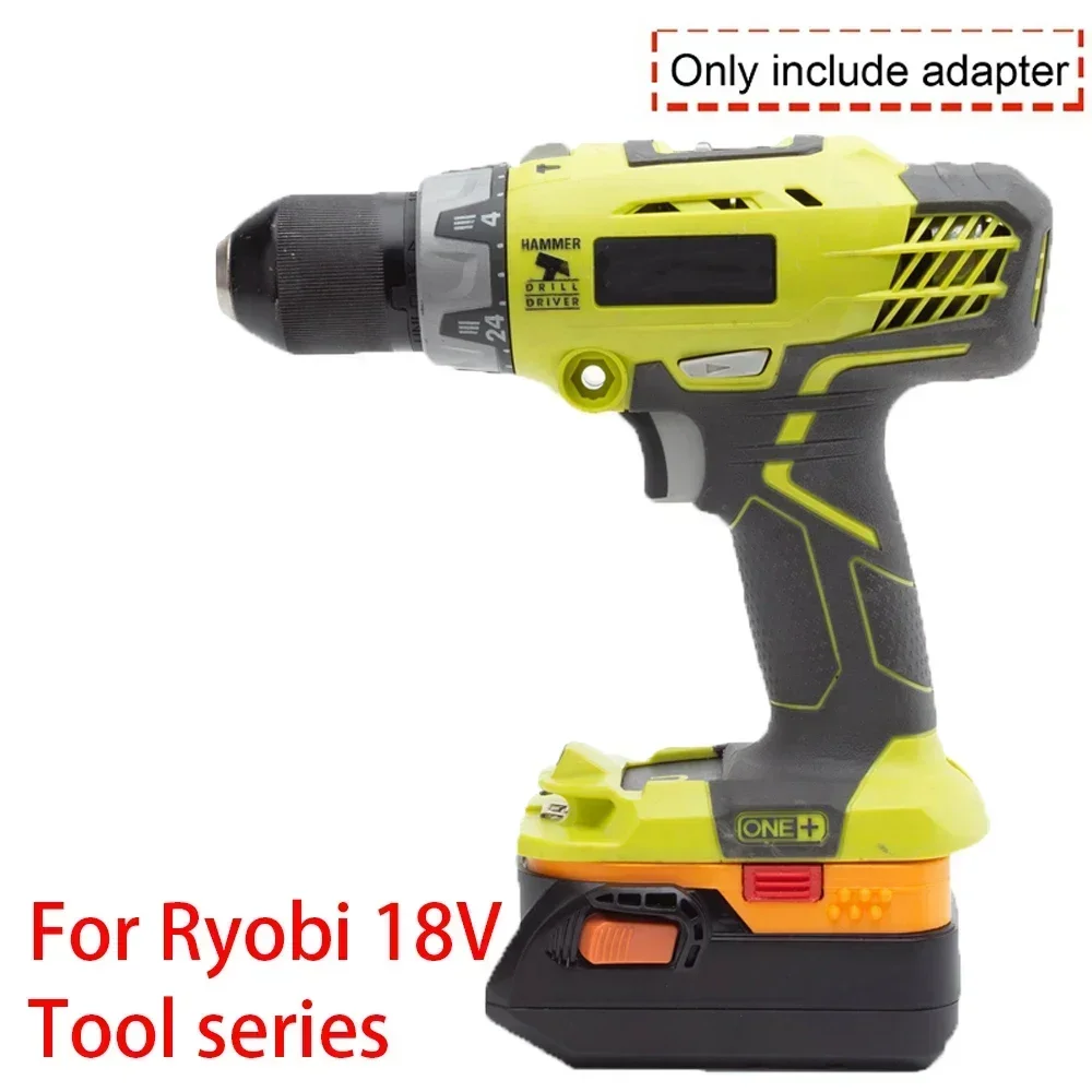 Imagem -04 - para Aeg Ridgid 18v para Ryobi 18v Li-ion Bateria Ferramenta Elétrica Adaptador de Bateria Adaptador-acessórios de Ferramenta Elétrica sem Bateria