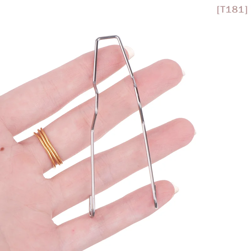 [E] 6Pcs Metal Headlight Bulb Spring Clips For H1 H3 H4 H7 Car Headlamp Light Bulb Retainer Spring Clips Buckles
