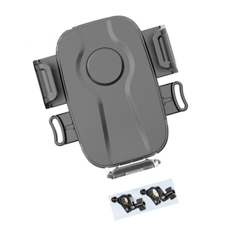 HX6A Clamp Phone Mount For Motorcycle Bike Rotatable 360 Degree Holder For 4.7-6.8 Inch Smartphones Anti Vibration
