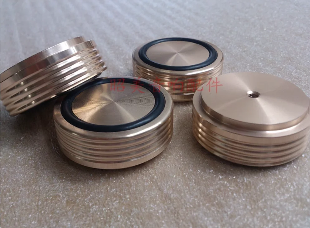 

3 Set 12PCS silver / black / gold Diameter 44mm height 17mm Audio amplifier speaker Feet Shock absorber foot