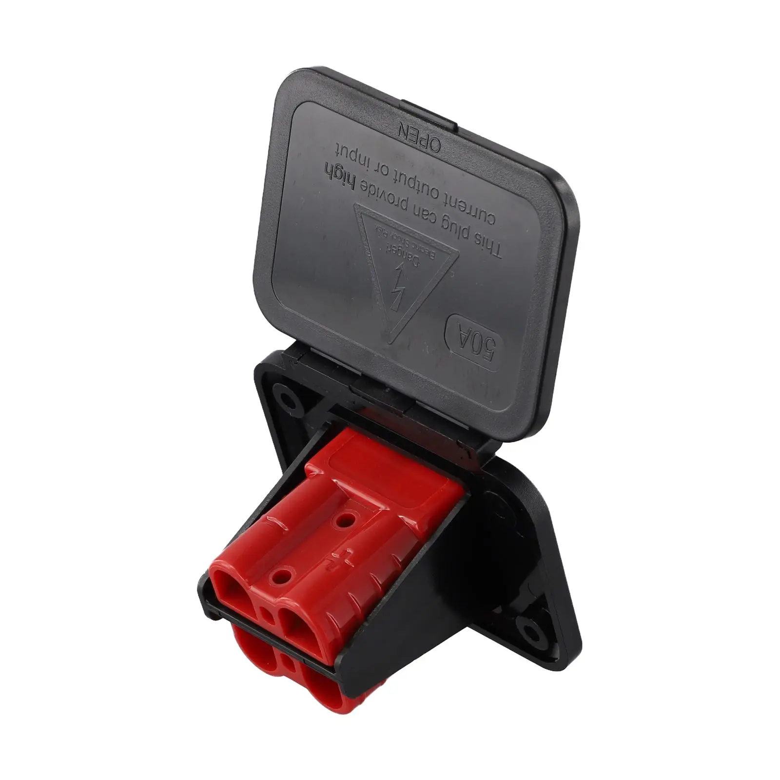 High Capacity Twin Dual Flush Mount Bracket Connector Compatible with a Range of Wire Diameters from 12 to 6 AWG