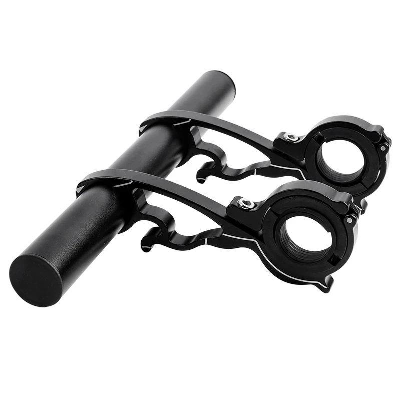 WEST BIKING Bike Handlebar Extended Bracket Headlight Mount Bar Stand Bike Computer Holder Support Aluminum Alloy Bicycle Parts