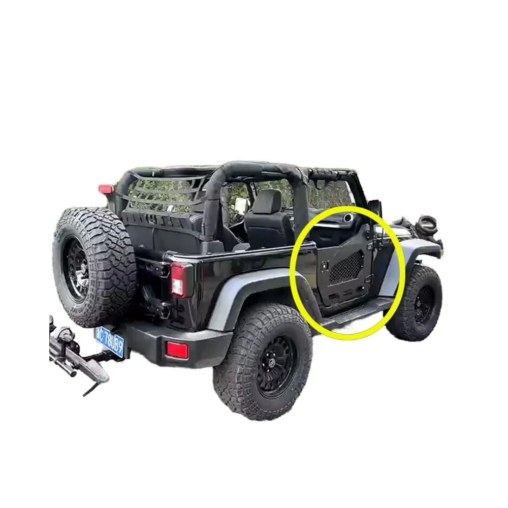 

Lantsun J364 Car Half Door Steel New Condition Front Two Pieces For JeepSS WranglerSS JK 2 Door