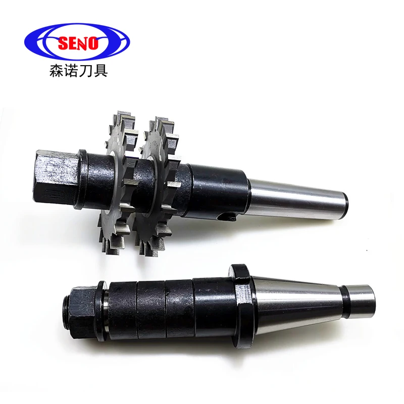 SENO Milling Cutter Tool Rod Morse MT3 MT4 MT3-22/27 NT30/40-SCA22/27 Installation Saw Blade Milling Cutter Three Face Cutter