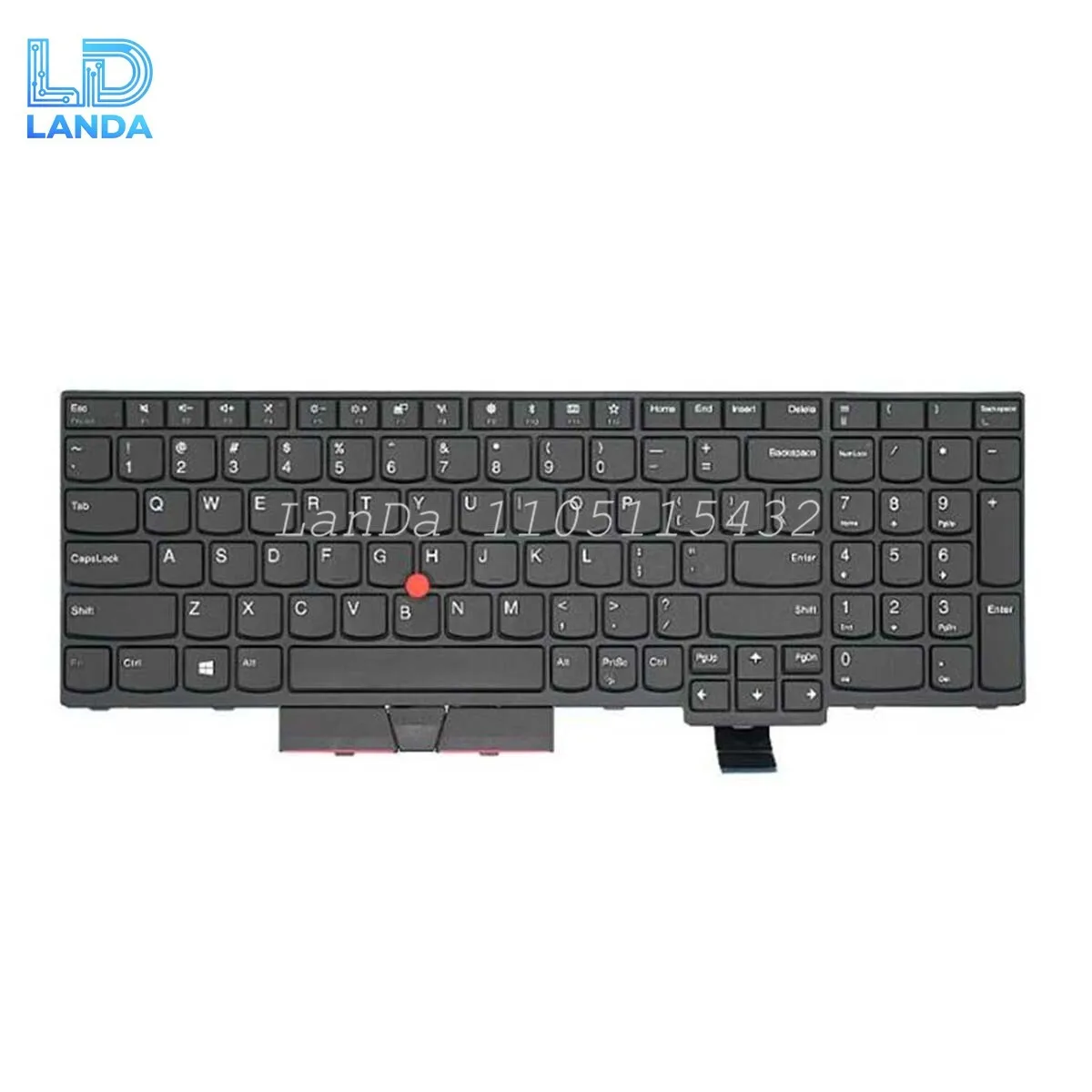 US Keyboard For Lenovo ThinkPad T570 T580 P51S P52S with Point No Backlit Laptop
