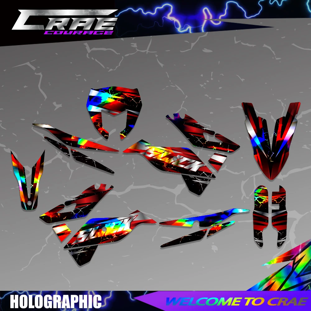 

For GENERIC-TRIGGER 2020 Graphics Decals Stickers Motorcycle Background Custom Number