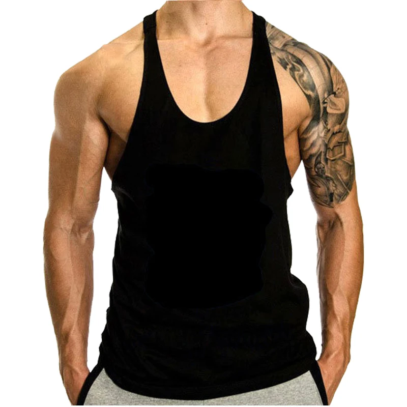 Fitness Clothing Gym T-shirts Suspenders Man Gym Top Men Sleeveless Sweatshirt Men\'s Clothes Stringer Vests Bodybuilding Shirt