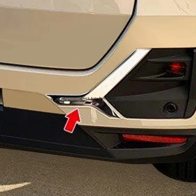 2 PCS Rear Bumper Trim for Toyota Raize A200A  A210A High Quality Stainless Steel Chrome Car Styling External Accessories