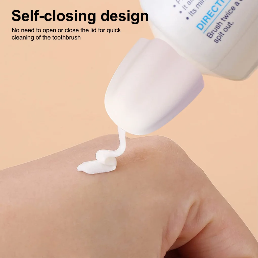 Toothpaste Cap Head Self Closing Dispenser Portable Cream Tube Cover