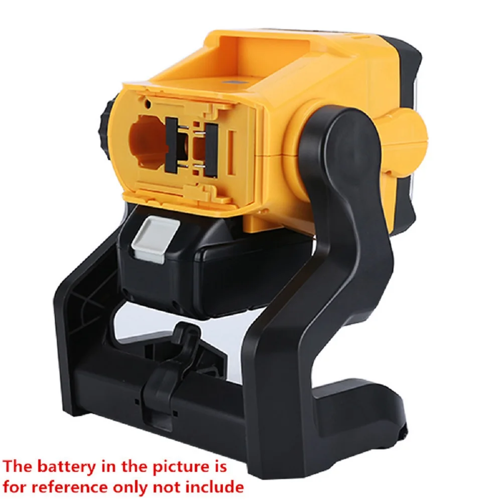 Outdoor light For Makita BL1830 BL1840 For Ryobi P108 For DeWalt DCB200 DCB205 18V 20V Li-ion Battery LED working light lamp