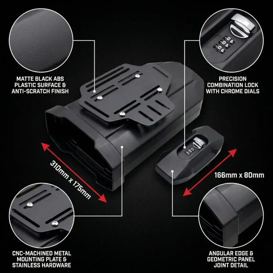 Waterproof Side Tool Box For BMW R1200GS Adventure R1250GS F800GS 3.8L Motorcycle Toolbox for First-Aid/Breakdown Kit Universal