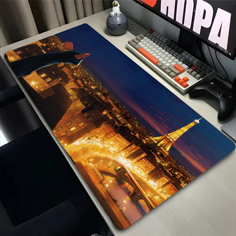 Anime Mouse Pad Gamer Computer Accessories Desk Mat R-ratatouille 900x400 Playmat Gaming Office Deskmat Mousepad Large Pc Carpet