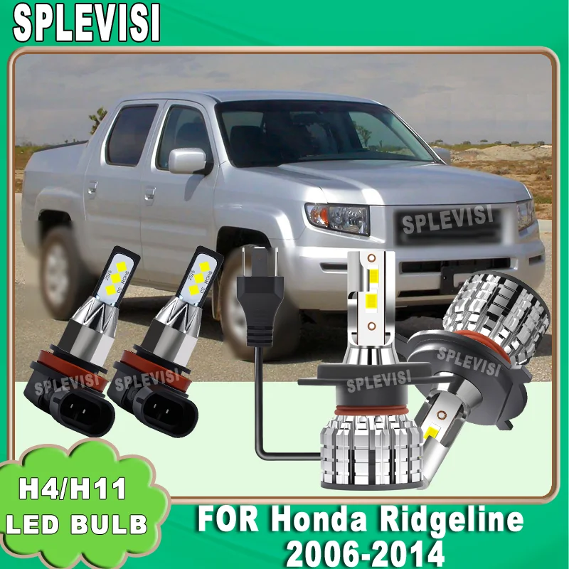 

Replace haloge Energy-efficient 2-4pcs LED Headlight Fog Light For Honda Ridgeline 2006 2007 2008 2009 2010 2011 2012 2013 2014
