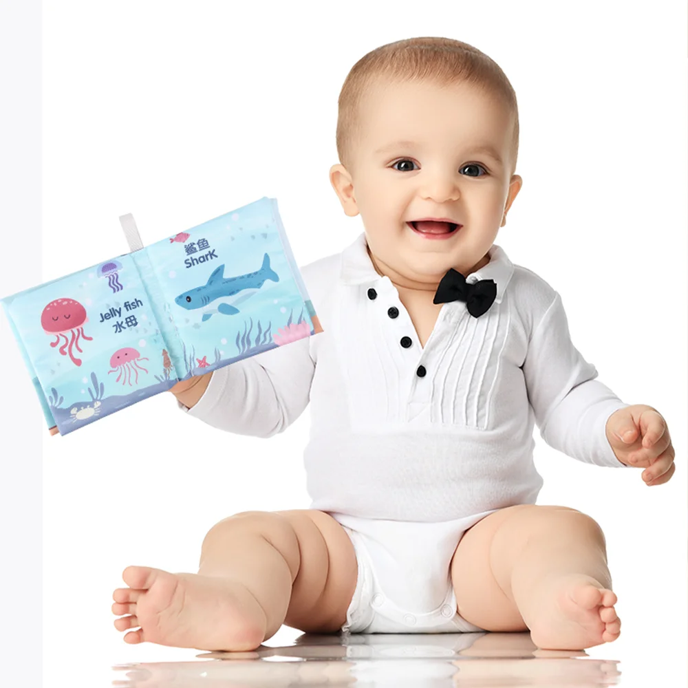 Libri per bambini da 0 a 6 mesi, libri morbidi plissettati in tessuto ufficiale touch and feel, nuovi giocattoli per bambini, giocattoli regalo per ragazzi e ragazze