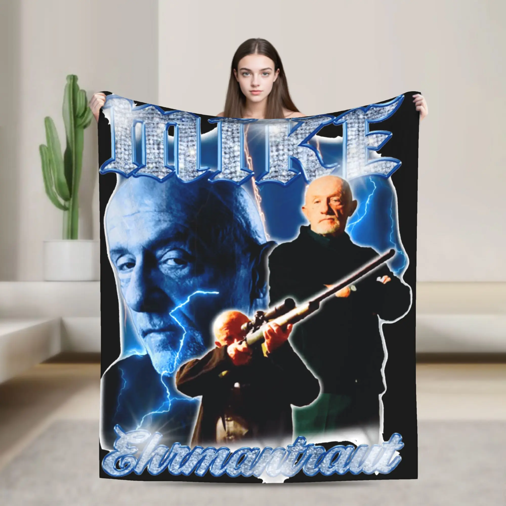 

Винтажные одеяла в стиле ретро Mike Ehrmantraut, потрясающее мягкое одеяло для кровати, дивана, весна/осень