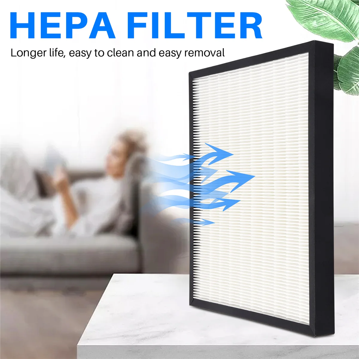 A69T1Pcs HEPA Filter Replacement for Sharp FZ-F30HFE Air Purifier Accessory Durable 310X280mm