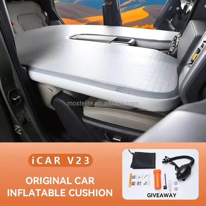 Portable Car Trunk Sleeping Pad Travel Camping Mat Inflatable Mattress for Chery Icar V23 Accessories