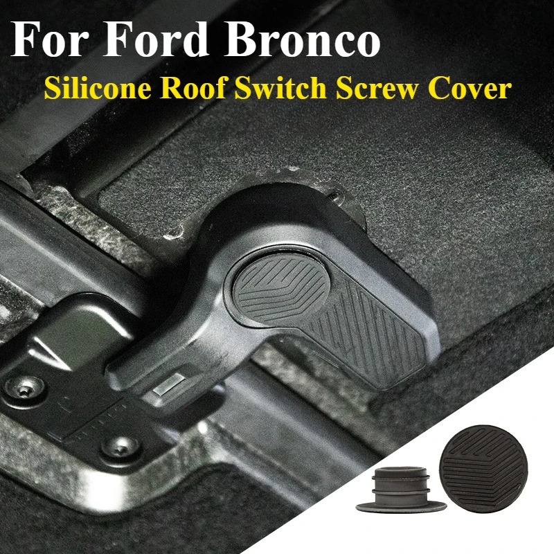 

For Ford Bronco: Silicone Roof Switch Screw Cover - 9-Piece Dust Cap Set w/No Tools Needed & Weatherproof​