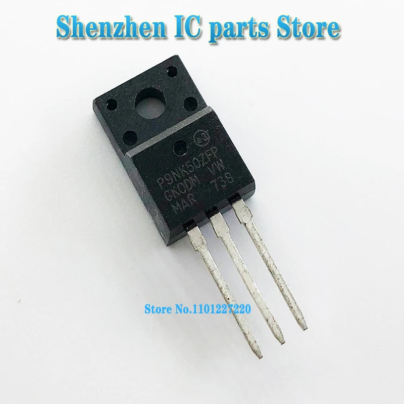 10PCS/lot STP9NK50ZFP P9NK50ZFP TO220F IC In Stock