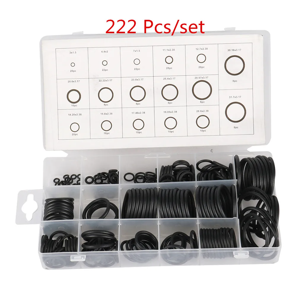 O Ring Sealing Washer Nitrile Rubber O-ring Faucet Plumbing Gaskets Oil Resistant High Temperature Oring Kit