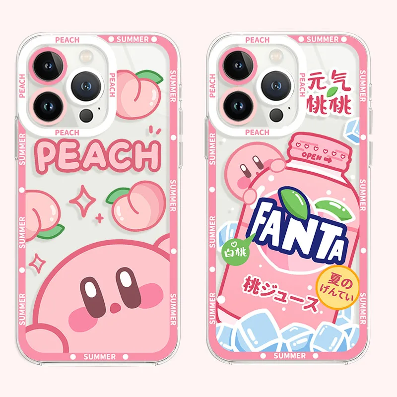 เคสลายดาว K-kirby ชัดเจนสำหรับ Xiaomi 13T 12T 12T 11T 10T 14 13 11 Lite 5G NE poco F6 X6 X3 NFC X5 X4 GT F3 M6 C65 M5S