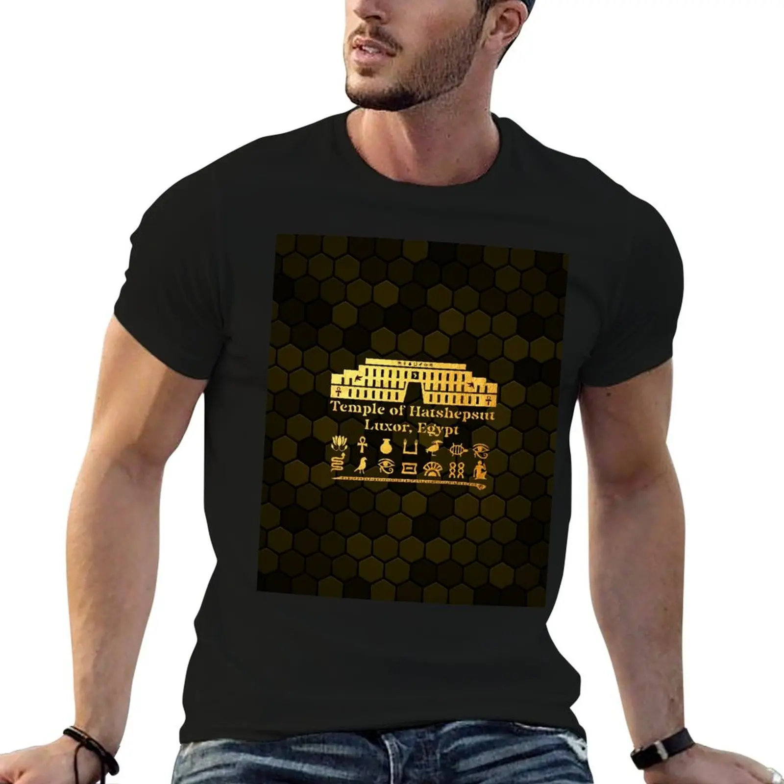 

Ancient Temple of Hatshepsut in Luxor: Ancient Egypt T-Shirt heavyweights oversizeds plus size clothes slim fit t shirts for men