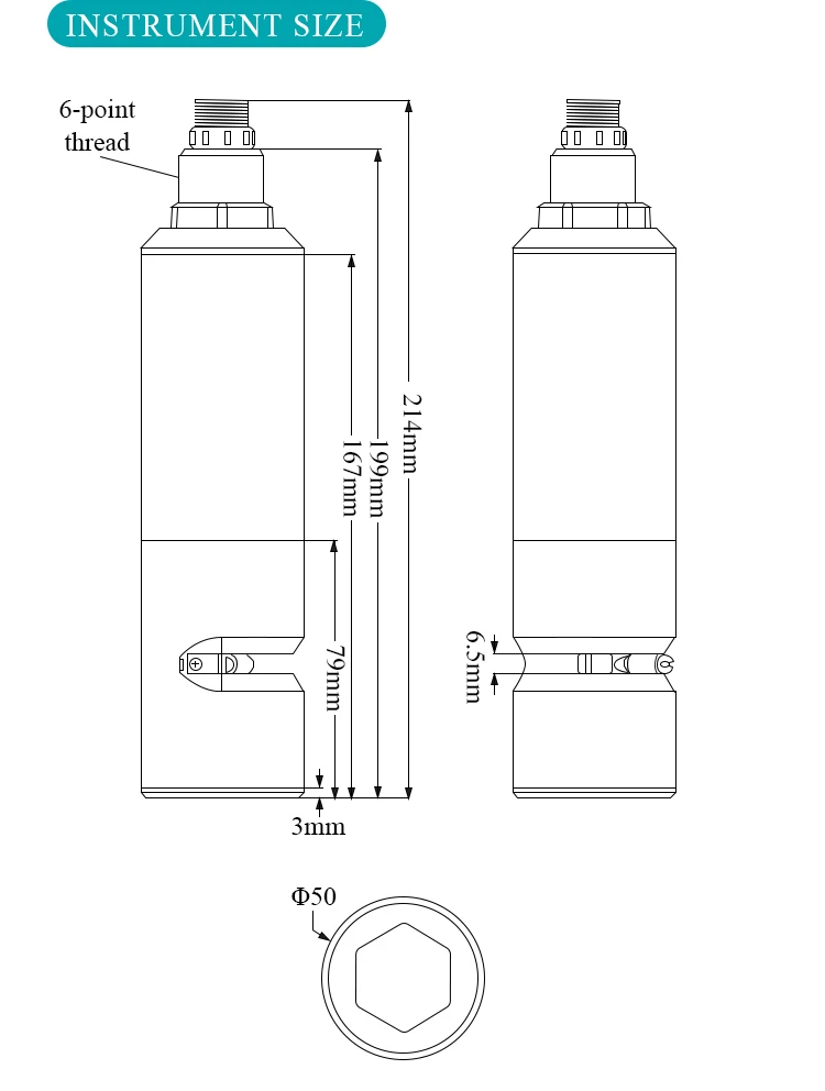 Industrial Aquaculture Portable Dissolved Oxygen Meter Water RS485 OEM/ODM Online Dissolved Oxygen Sensor Single Probe