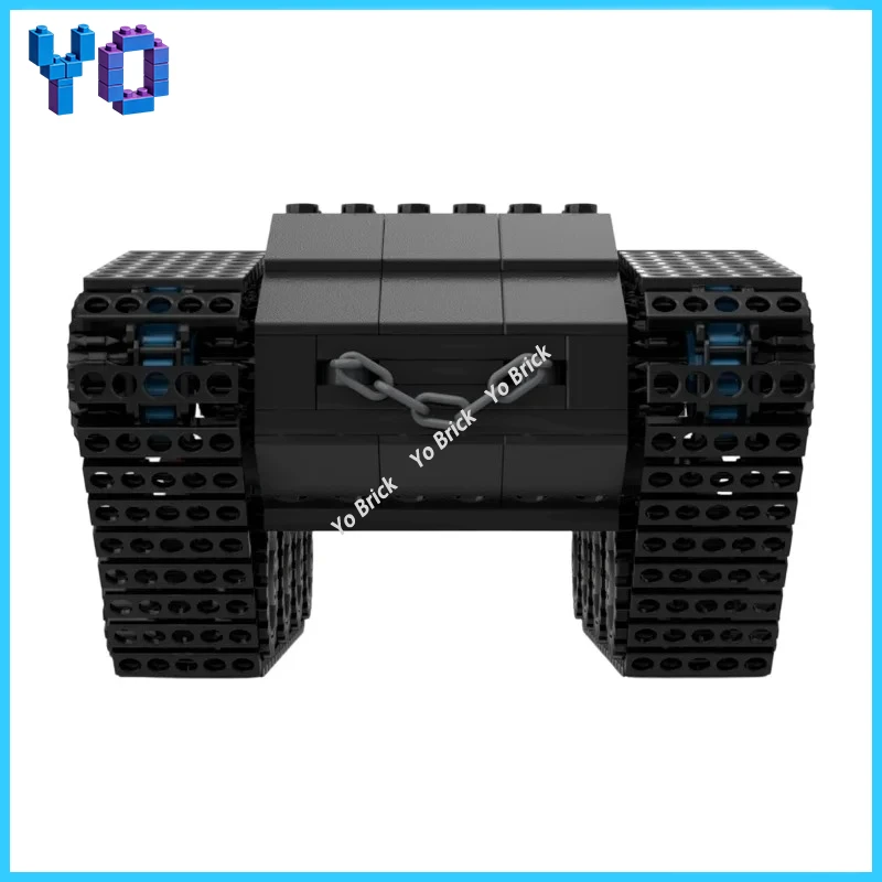 Bloques de Construcción MOC de Vehículo Todoterreno Pesado con Orugas, Set de Ladrillos para Coche de Aventura Todoterreno, Montaje Manual de Ocio