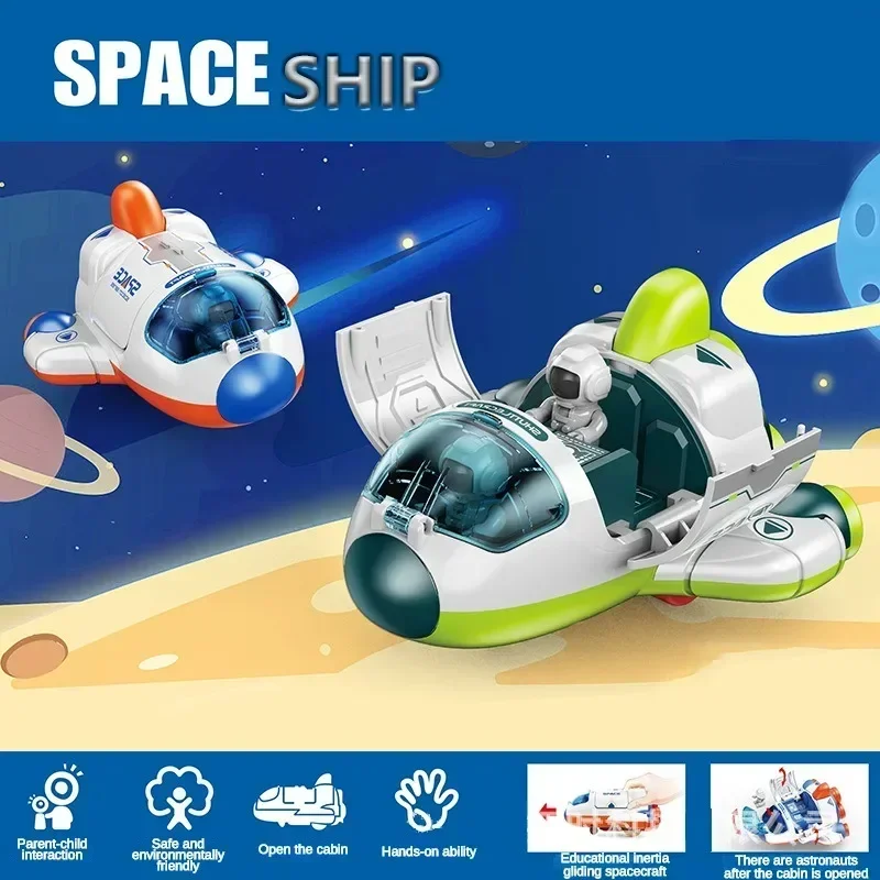 Children\'s Toys Cars Toy for Kids Mini Car Model Spacecraft Rocket Vehicle Models for Cognitive Tools for Baby Boys Girls Gift