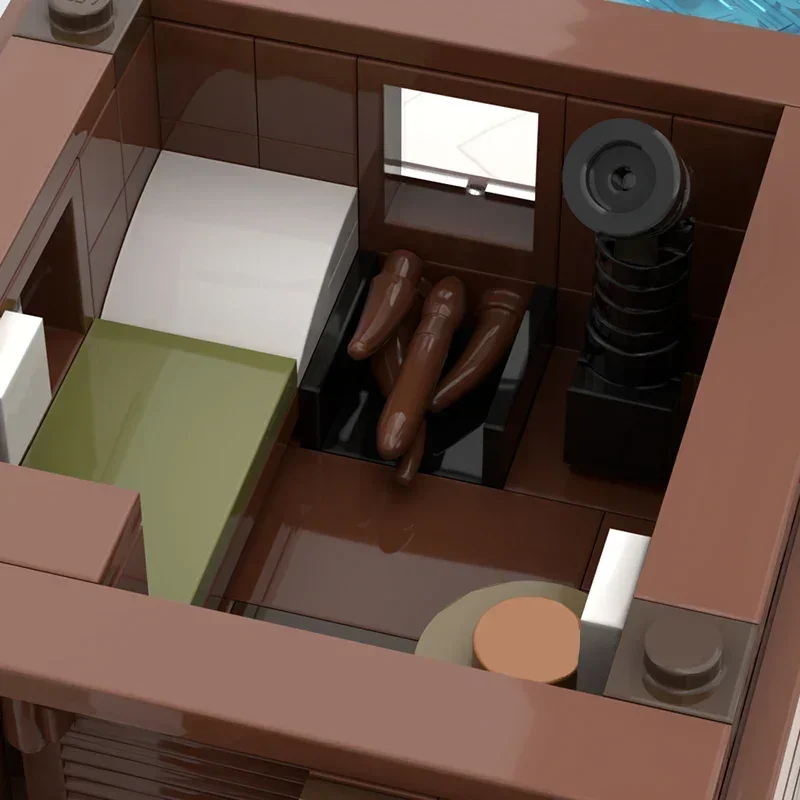 Moc flocos de neve casa inverno aldeia blocos de construção kit igreja boneco de neve árvore lagos quebra-cabeça técnico brinquedos crianças presentes natal