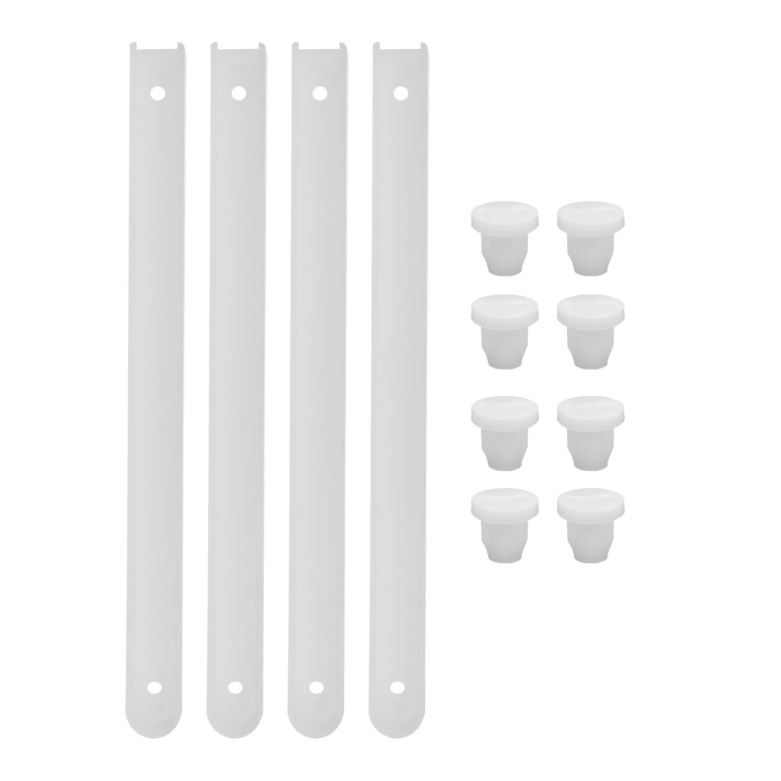 2Sets Premium Plastic Drawer Slides Heavy Duty Wear Resistant Break Resistant Smooth Operation Easy Install for Cabinets