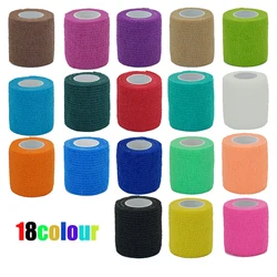 4.8m Colorful Sport Self Adhesive Elastic Bandage Wrap Tape Elastoplast For Knee Support Pads Finger Ankle Palm Shoulder