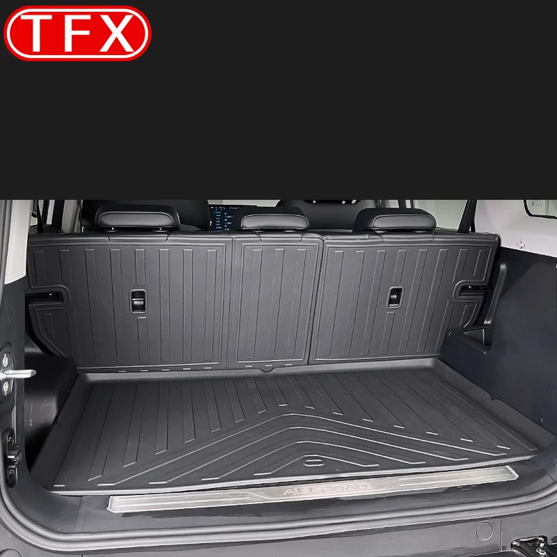 

For Chery ICAR 03 Jaecoo J7 Car Styling Rear Trunk Liner Cargo Boot TPE Trunk Mat Floor Mats Rear Seat Backrest Pad Accessories