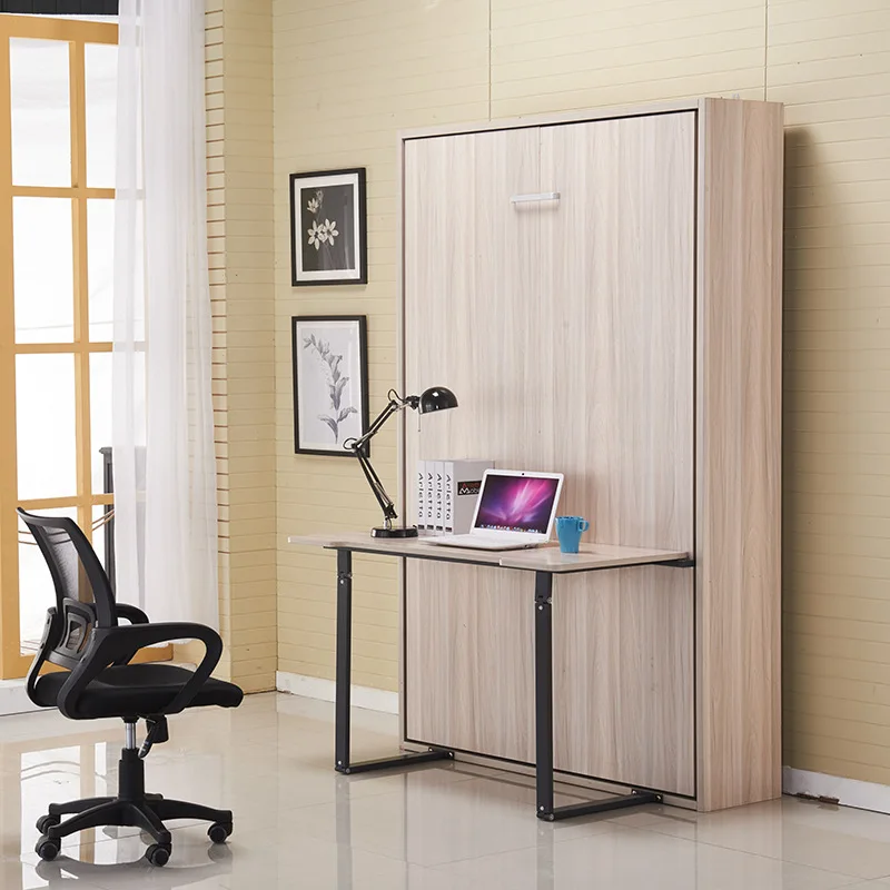 Invisible folding bed hardware accessories with desk, multi-functional folding storage Murphy bed wall bed hardware