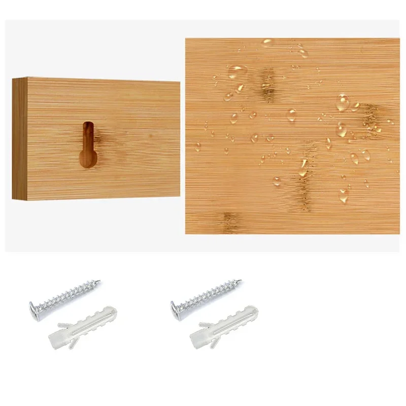 Powerful Magnetic Holder Strip Wood Bamboo Kitchen Rack Wall Mount Japanese Slicing Magnet Knives Block