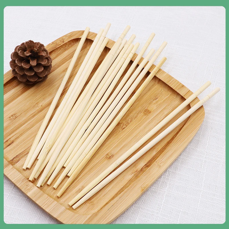 10/50pcs Disposable Kitchen Tableware Chopsticks Chinese Bamboo Material Tableware Eco-Friendly Household Chopsticks Wholesale