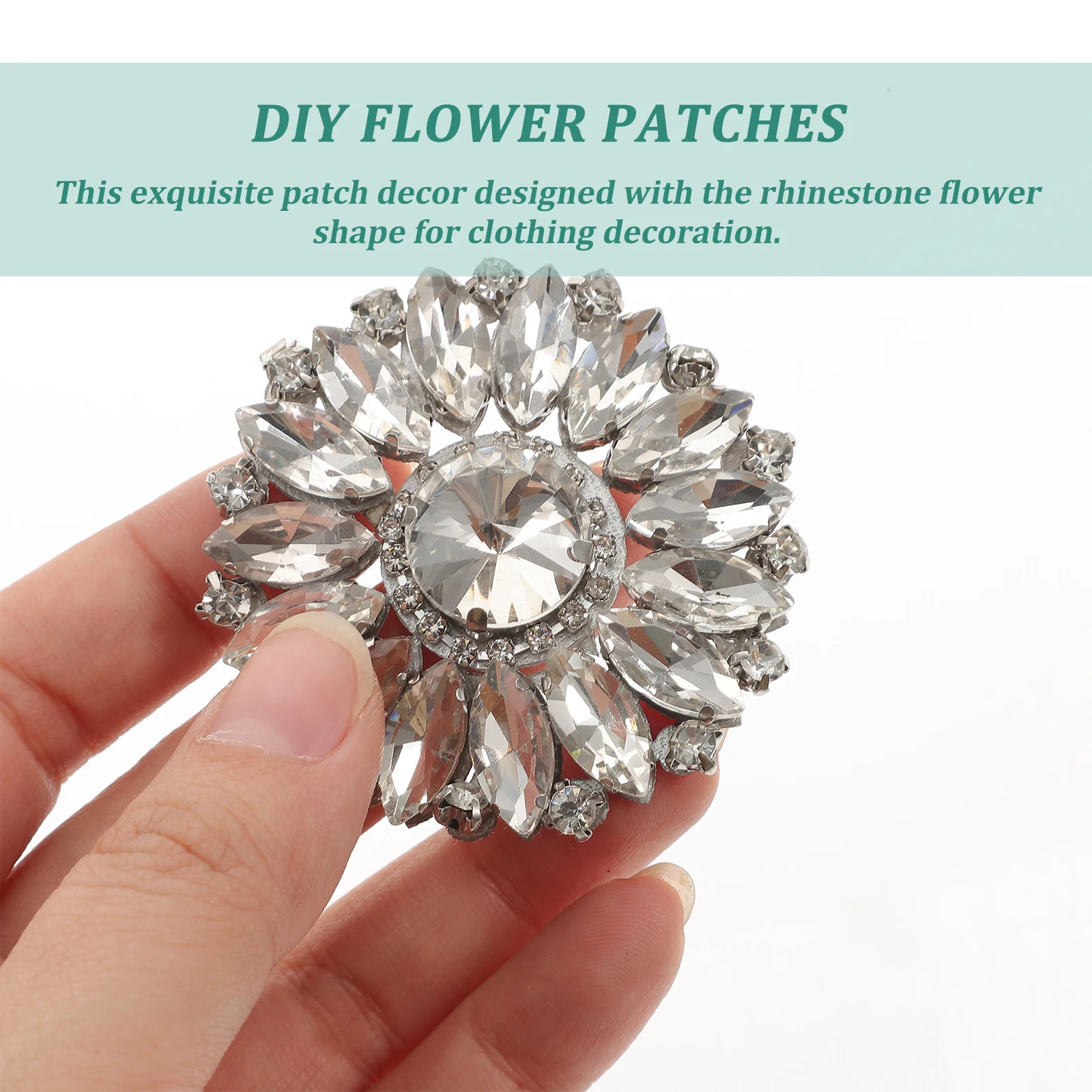 

Diy Flower Iron On Diy Flower Decor Patch Clothes Repair Applique Rhinestone Patches For Shoes Bags Home Garment Adorn