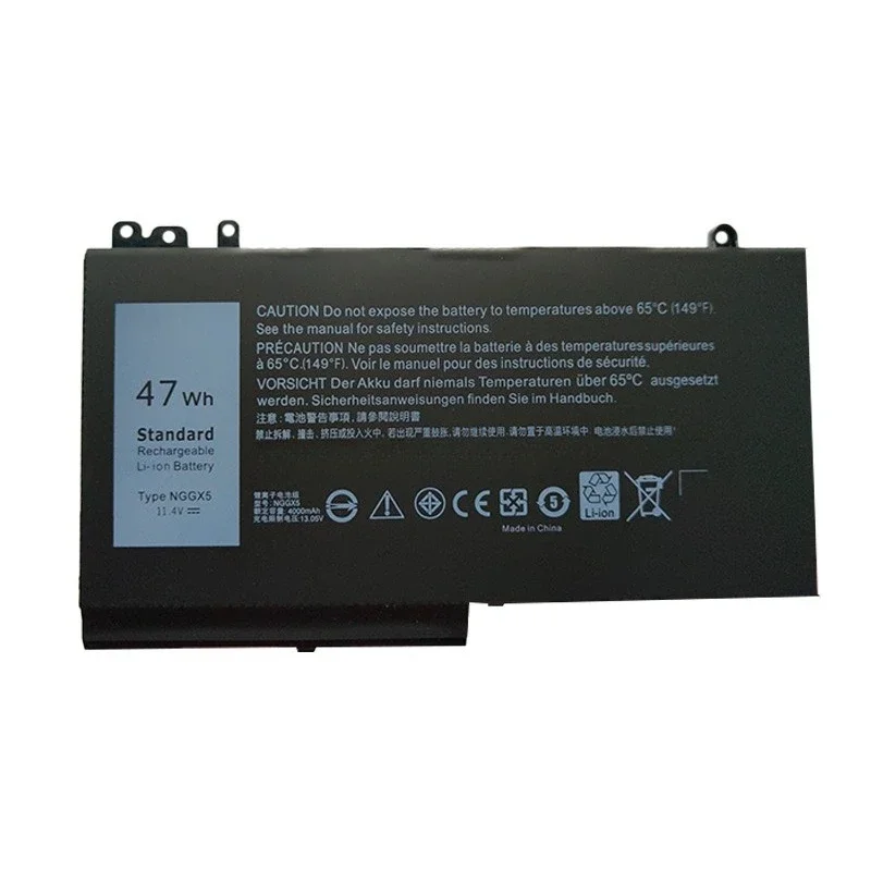 New 11.4V 4000mAh for Dell NGGX5 Latitude E5270 E5470 E5570 P23T P48G Laptop Batteries