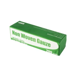 Non Woven Gauze Disposable Sponge Lint Free Dentristry Swabs Folded 2