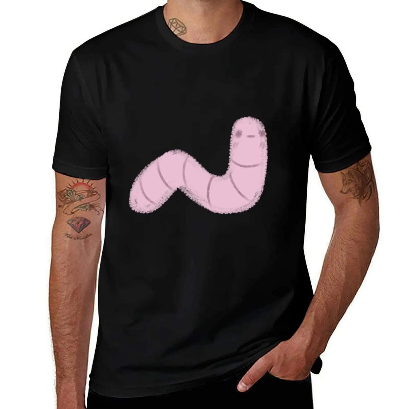 

Worm T-Shirt t shirts for man pack cotton t shirts for man slim fit T-Shirt