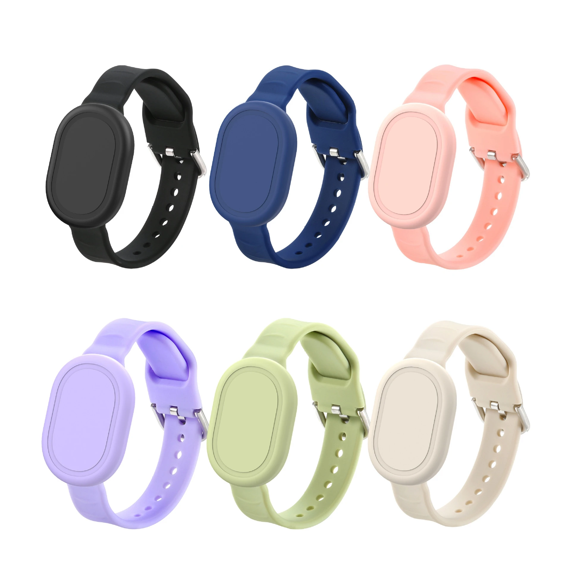 For Xiaomi Tag Waterproof Silicone Protective Case Adjustable Wristband Cover Shockproof Anti Lost  Scratch Tracker Accessories