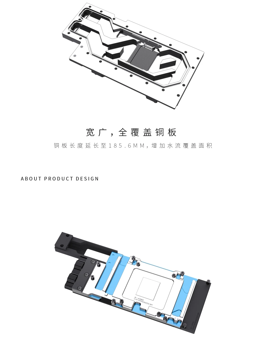 Bykski Metal Design Water Block Serve For ‌NVIDIA RTX Pro 6000 Blackwell Server Edition Cooler With Backplate,N-RTXPRO6000-SR