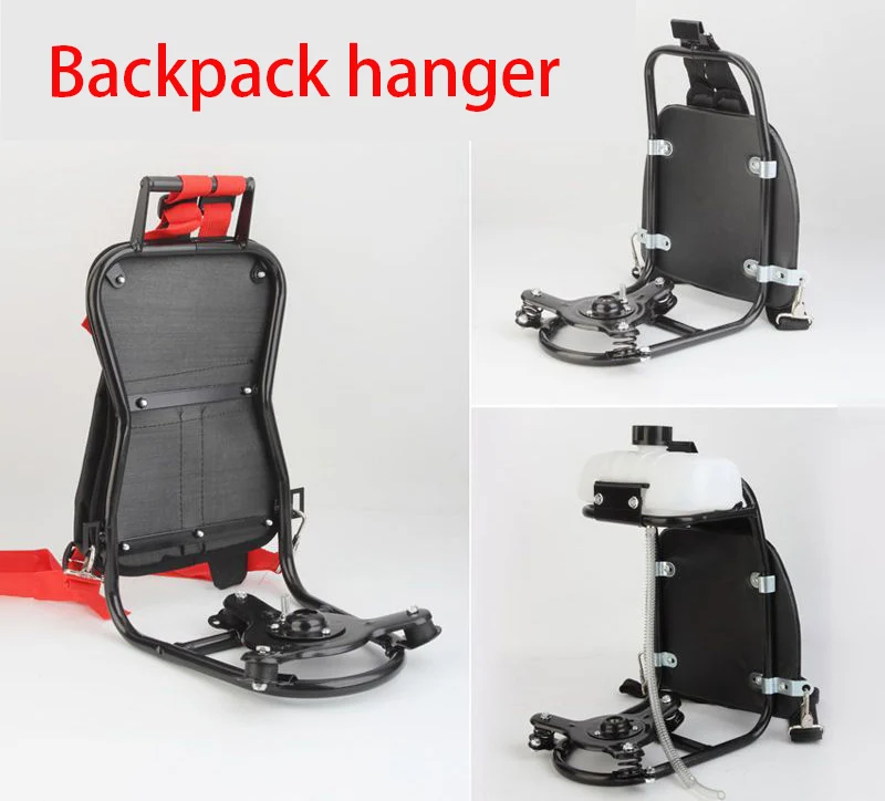 Universal Knapsack Lawn Mower Brush Cutter Grass Trimmer Metal Seat,Shock-Absorbing Frame Backpack 43cc 52cc 63cc Engine Hanger