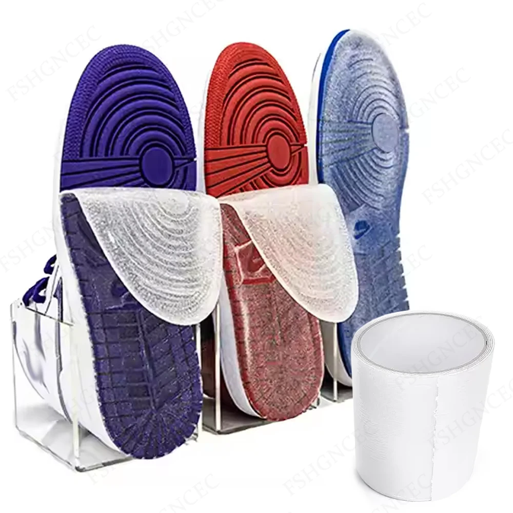 Wear-Resistant Shoe Sole Protector Non Slip Self-Adhesive Outsole Stickers for Sneakers High Heels Shoes Repair Replacement Tape